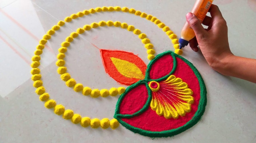 कैसे बनाएं Rangoli for Diwali नया डिज़ाइन, ऐसे बनाएं रंगोली Latest 12 नवंबर