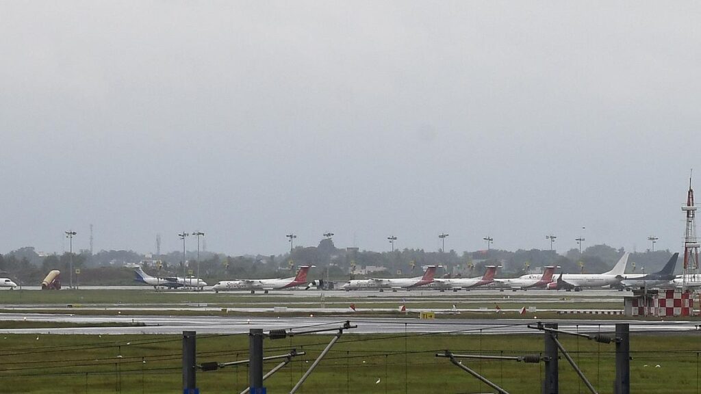 Chennai Airport, Cyclone Michaung